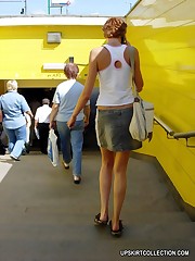 Sweet babes never mind their upskirt get shot