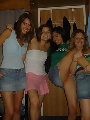 Sexy upskirt gallery with filthy dolls in tiny outfits