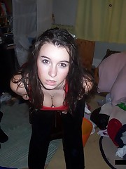 Bimbos squeeze each other?s tits on camera