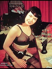 Kinky nude Betty Page