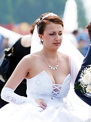 Naughty Brides upskirt photos