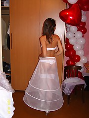bride upskirt photos