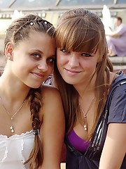 Gorgeous upskirt girl in a park