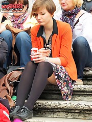 Upskirt pics of beauties in skirts