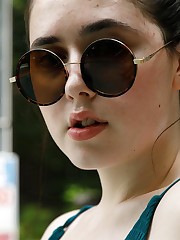 Ever since I was a teenager, I have been jumping fences and sneaking into pools that I technically should have no access to. If that makes me a criminal, then I will remain one until I can no longer scale fences with ease. There's something extra refreshing and enjoyable about someone else's well-kept pool. This one here had trendy pop music playing for Ophelia's ears while we lounged. Ahhh, paradise.