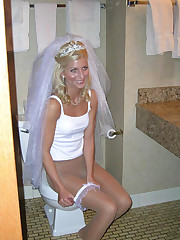 Gelery of Sluts Share Bride In Motel upskirt photo