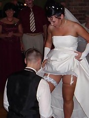Collection of Bride In Lingerie upskirt picture