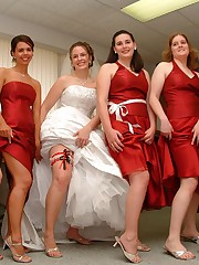 Gall of Sluts Share Bride In Motel upskirt photo