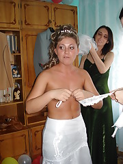 Pictures of Older And Teen Bride upskirt picture