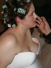 Pictures of Sexy Bride Exposed upskirt shot