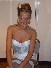 Images of Hot Nasty Bride up skirt pic