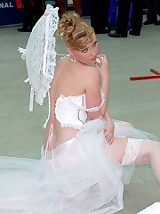Images of Sweet And Inocent Bride Gets Nasty upskirt photo