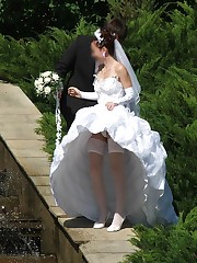 Pics of Bride Milf upskirt picture