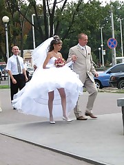 Pics of Teen Bride Spreading teen upskirt