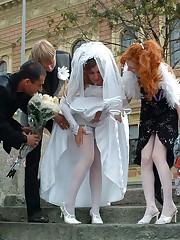 Naughty Brides upskirt photos upskirt picture