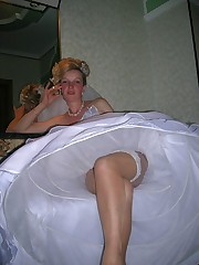 Naughty Brides upskirt photos upskirt pussy