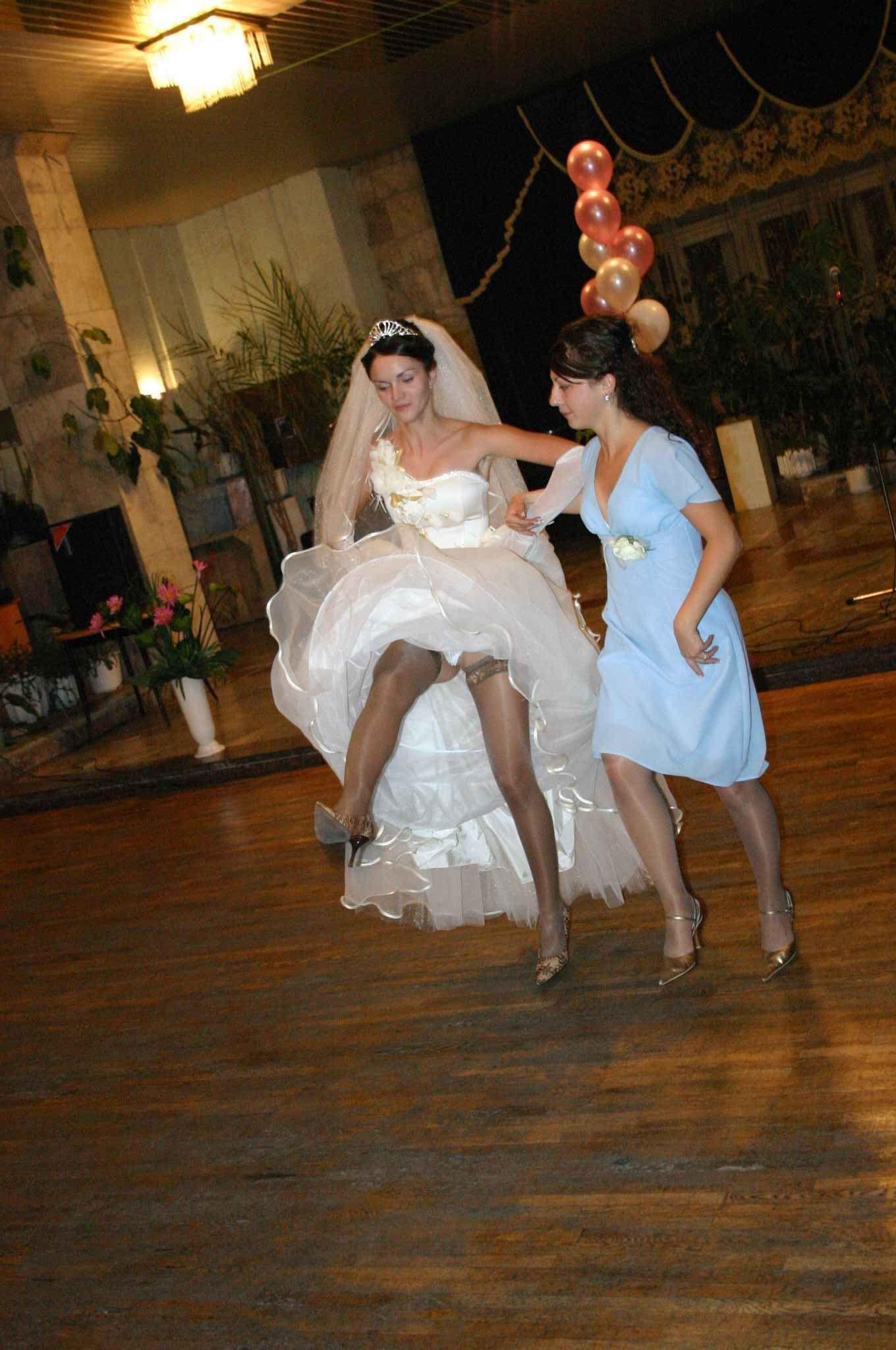 Wedding Upskirt Oops