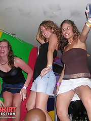 Upskirt girls have fun at party upskirt pic