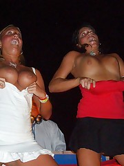Sexy downblouse slip nipple spied upskirt picture