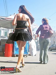 Sexy girls on way to upskirt world upskirt pantyhose