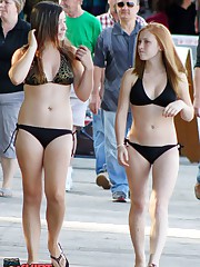 Big and petite bikini women on cam teen upskirt