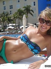 Two cute bimbos play hot games in lace panties