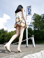 Swabbie panty upskirt