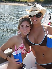Babes wear panties and demonstrate them on cam