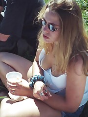 Downblouse parade upskirt pics