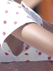 Downblouse parade upskirt pics