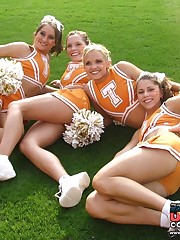 Teenies upskirt view shamelessly demonstrated