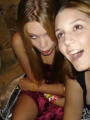 Girls on vacations in downblouse pictures