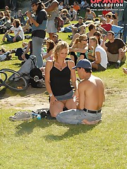 Nasty and hot upskirt posers