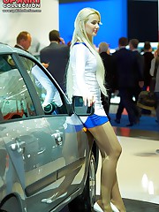 Pretty thongs look great up skirts