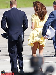 Celeb voyeur pics of panty up skirt