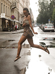 Riga is a beautiful place. Being home to women like Slava Konevs helps. She is in her early twenties and seems mostly traditional, besides her comfort level with being nude in front of a camera. Slava showed me a modern part of this quaint city in Latvia. It's shopping malls seem to be suffering the same slow death as in the States, evident by a unmanned large local art gallery taking up most of the third floor real estate. At every opportunity, try to get out of your bubble. I have yet to regret stepping out of mine.