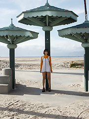 She said she'd never taken any photos like this. She wouldn't even model for her boyfriend in such a manner. My trip to Venice Beach with Basil Navas was a mixture of bravery, laughter, and shyness. Men want to stare at these wonderful creatures. Sometimes, you turn the camera towards an unwanted onlooker and they run away. Sometimes, they themselves strike a pose. Either way, my friends, I feel your pain. In fact, I may have the worst case of this obsession.