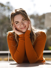 Olivia Yukon is back. She participated in the quarantine contest earlier this year and also submitted a ZishTok dance video. This time I experienced Olivia teasing the socks off of me in person. I love when it is sweater dress weather in LA. More to come.